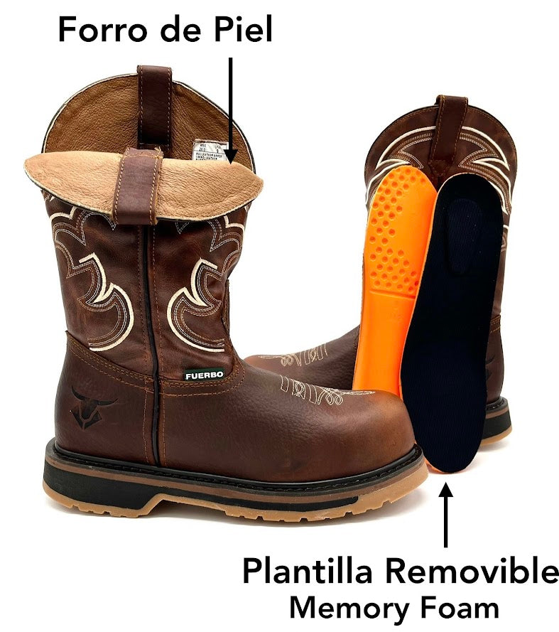 A-24 Bota Rodeo Trabajo Casco de Policarbonato