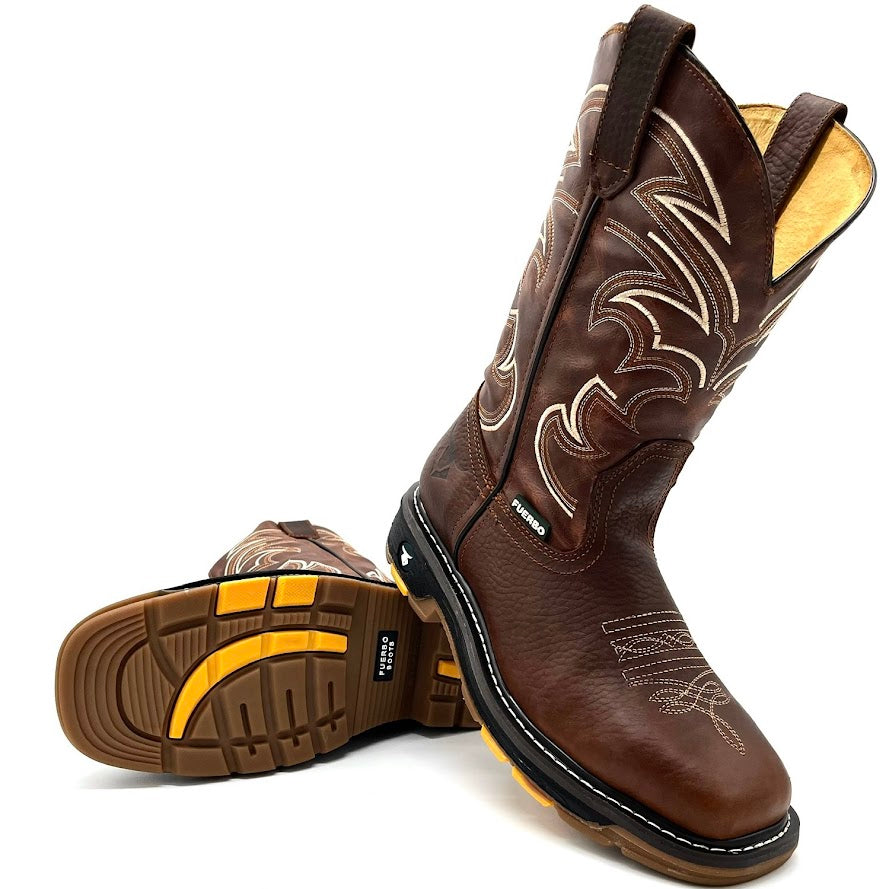 R-189 Bota Rodeo Trabajo Casco de Acero