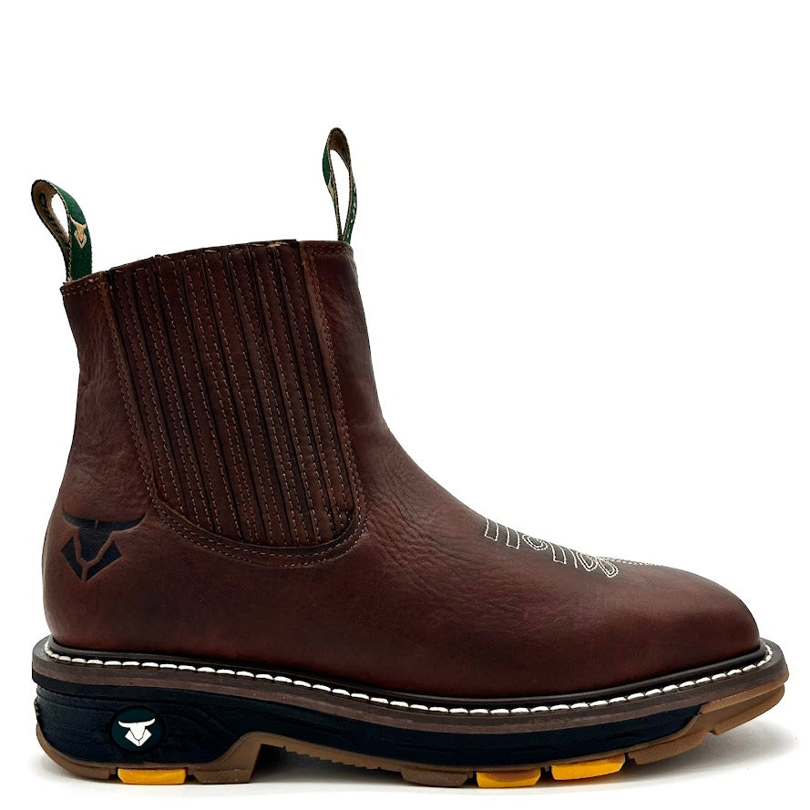 3978 Ocre - Botin Rodeo con Casco Acero