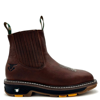 3978 Ocre - Botin Rodeo con Casco Acero