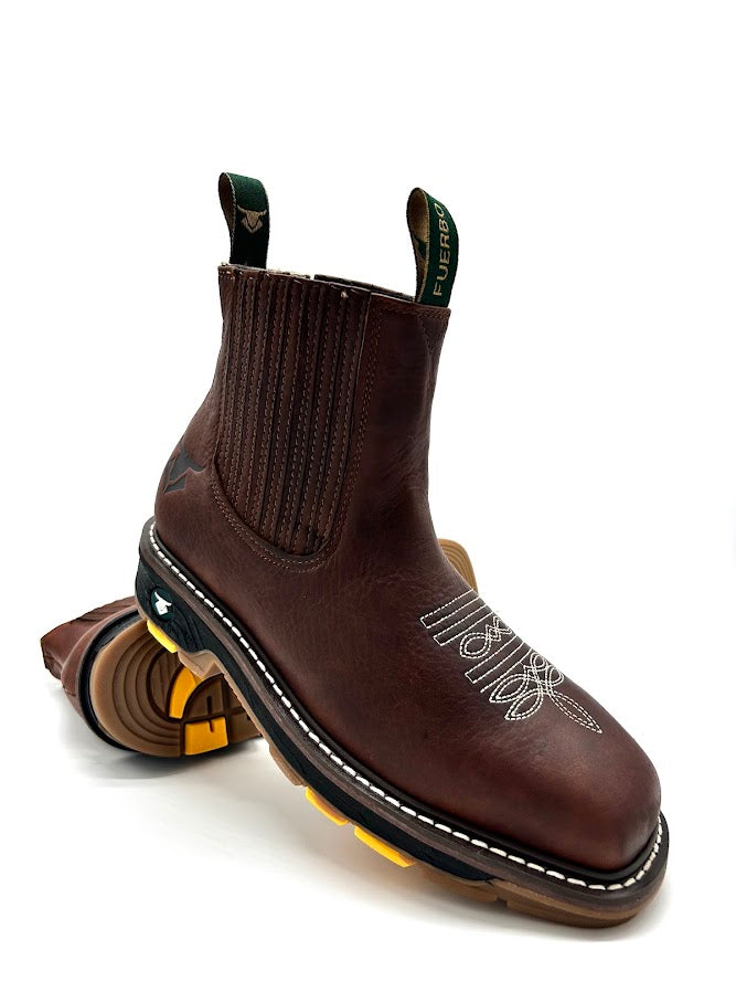 3978 Ocre - Botin Rodeo con Casco Acero