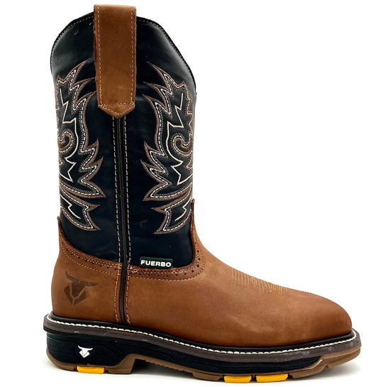 5961 Bota Rodeo Trabajo Casco de Acero - Mango