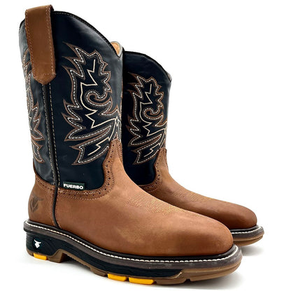 5961 Bota Rodeo Trabajo Casco de Acero - Mango