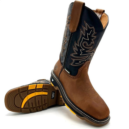 5961 Bota Rodeo Trabajo Casco de Acero - Mango