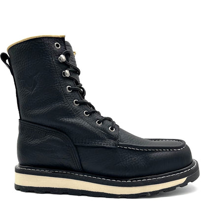 L-50 Negro 8-pulgadas Moc Toe