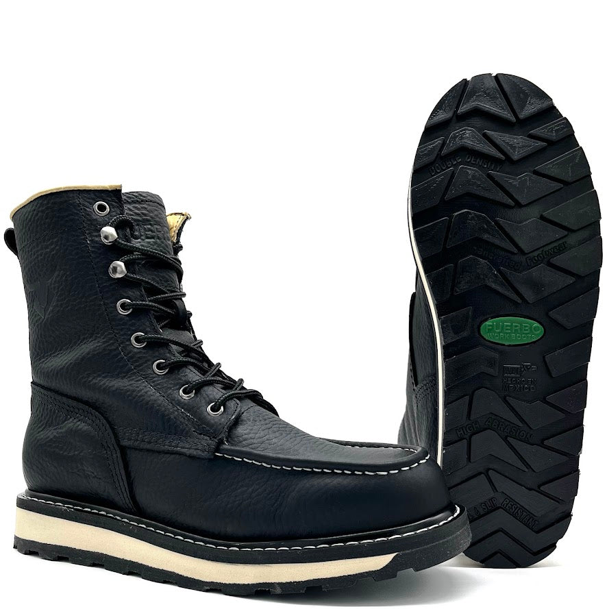 L-50 Negro 8-pulgadas Moc Toe