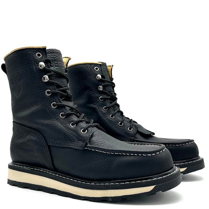 L-50 Negro 8-pulgadas Moc Toe