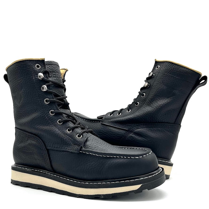 L-50 Negro 8-pulgadas Moc Toe