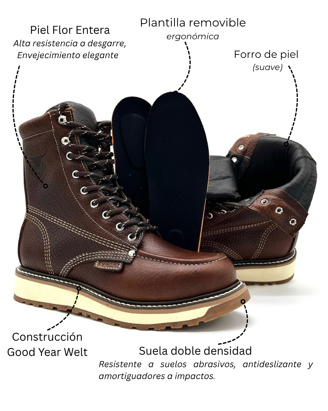 955 - Moc Toe 8-pulgadas